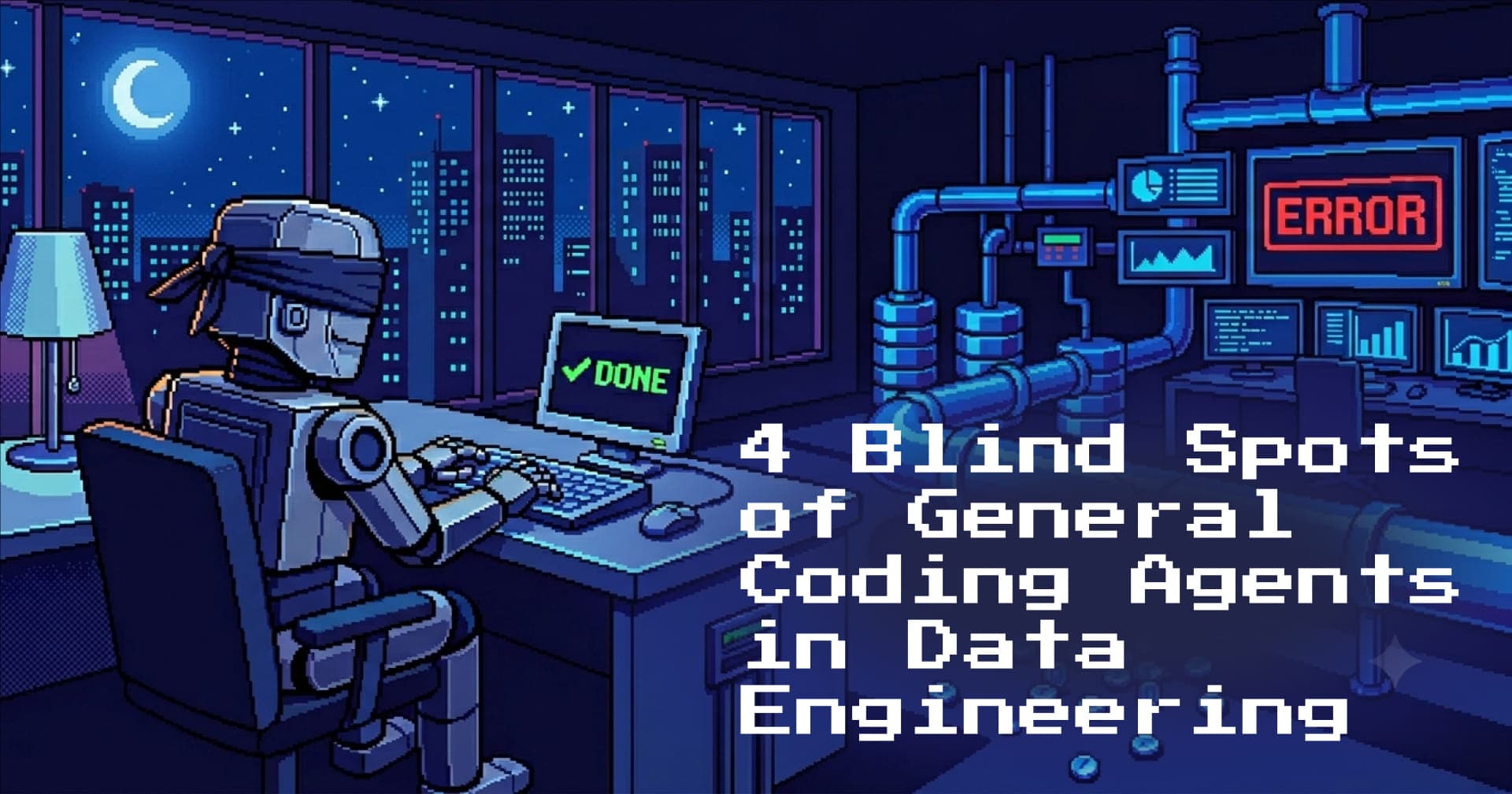 4 Blind Spots of General Coding Agents in Data Engineering